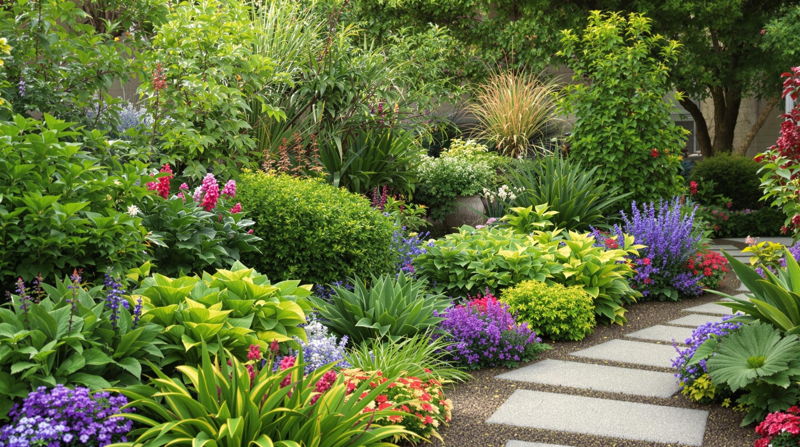 aménagement de jardin à partir de plantes indigènes