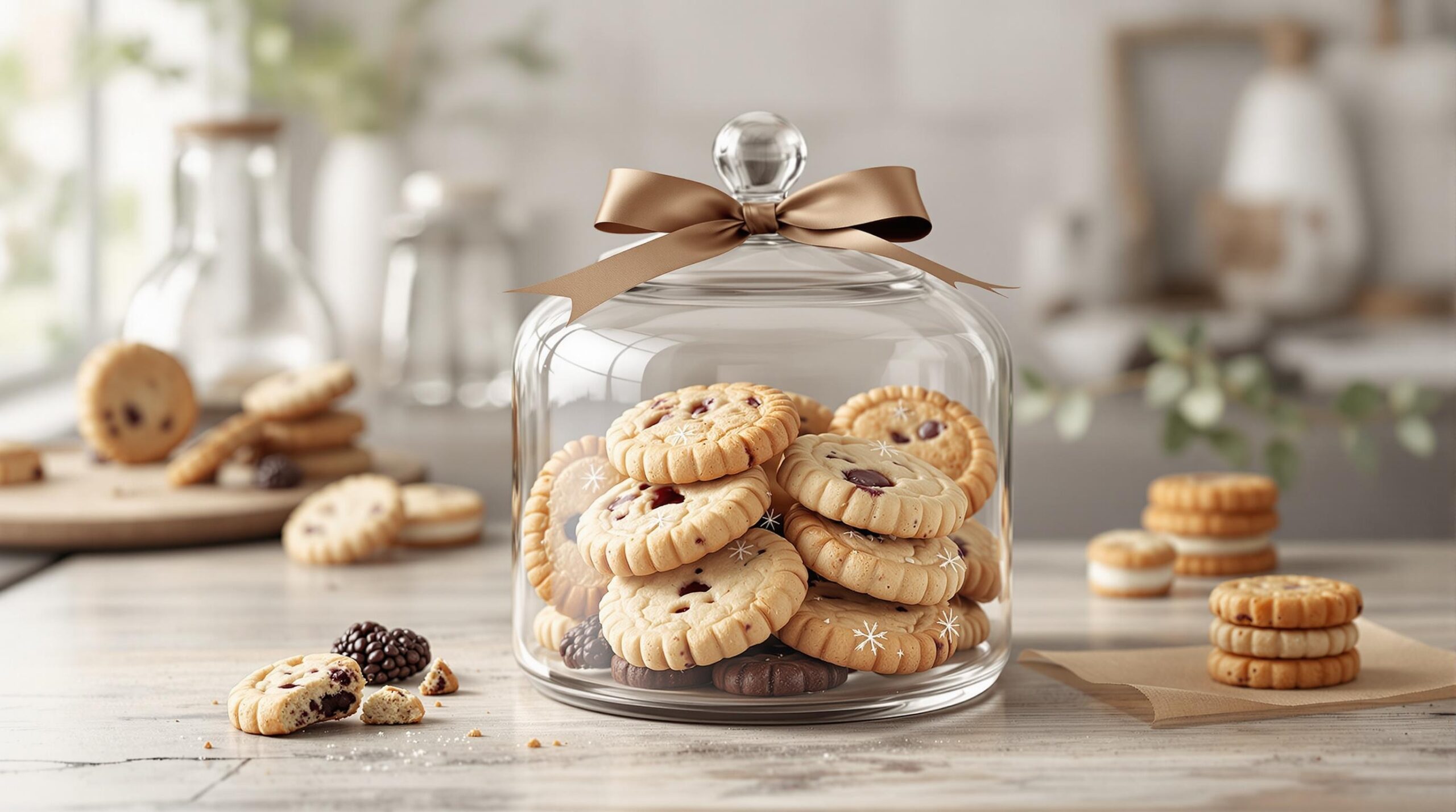 boite a cookies en verre