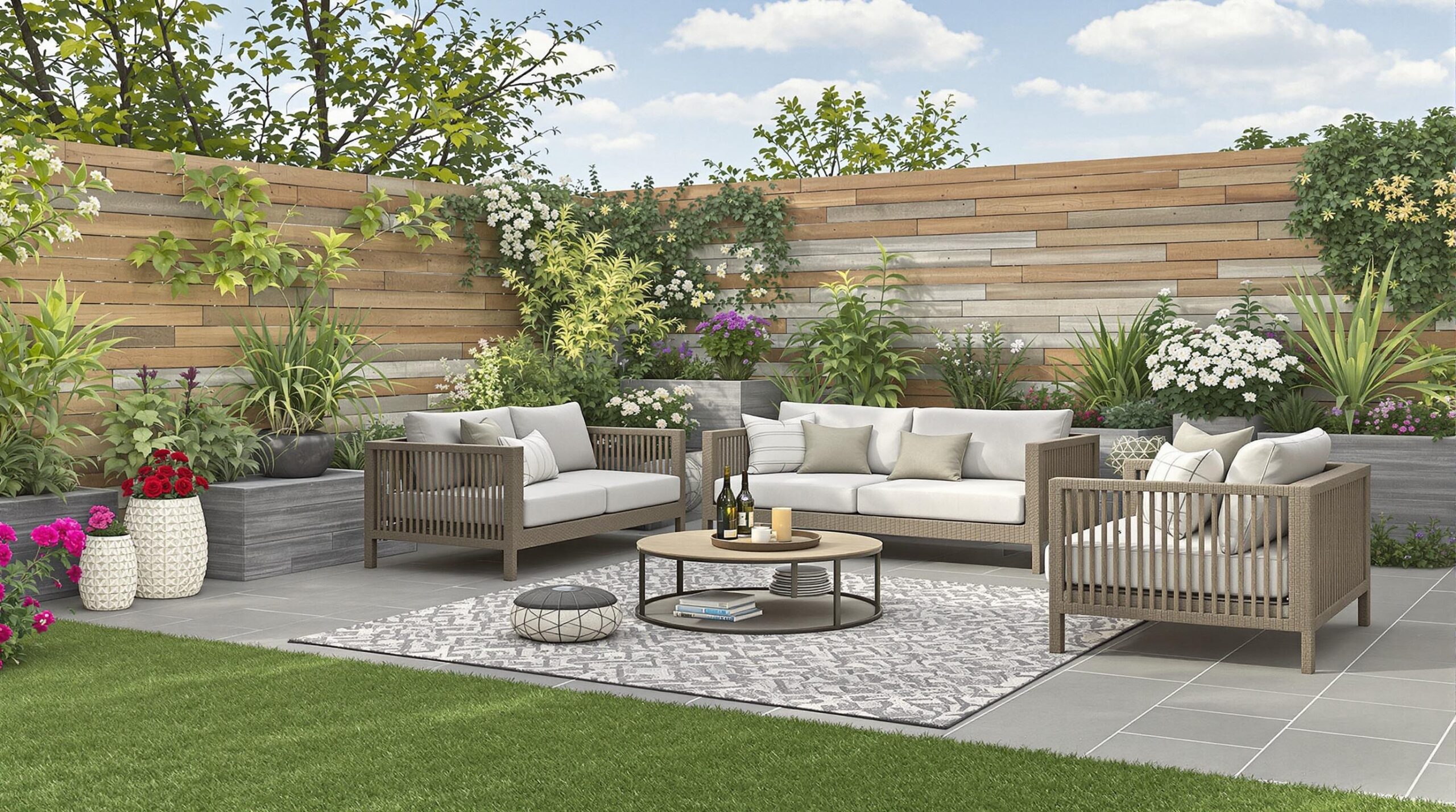 décoration extérieur pour jardin