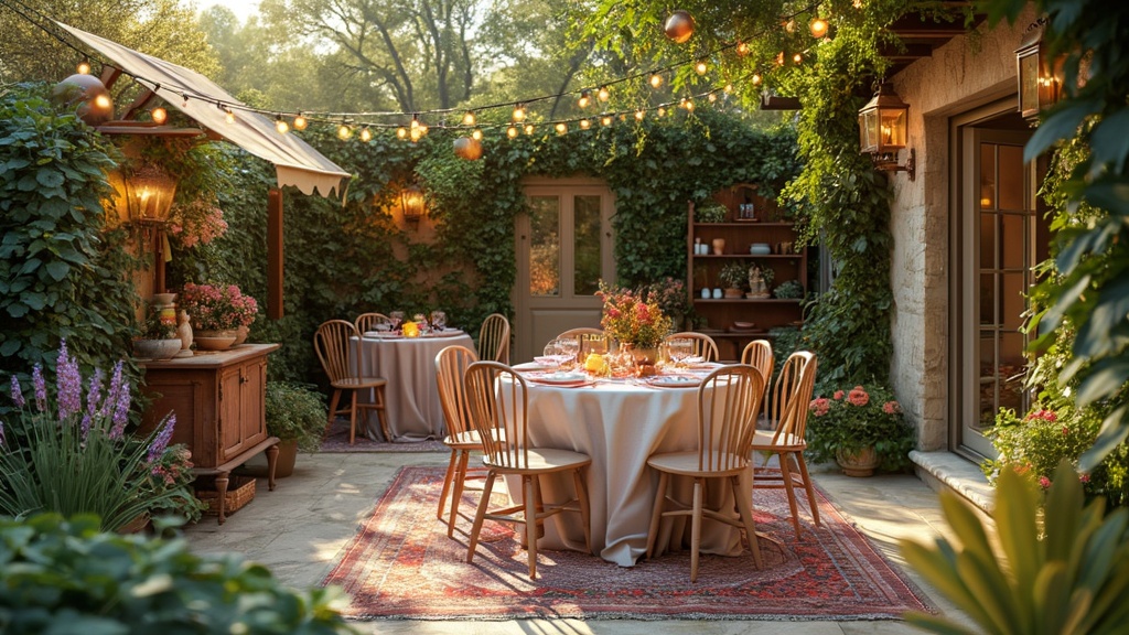 décoration fête extérieur jardin