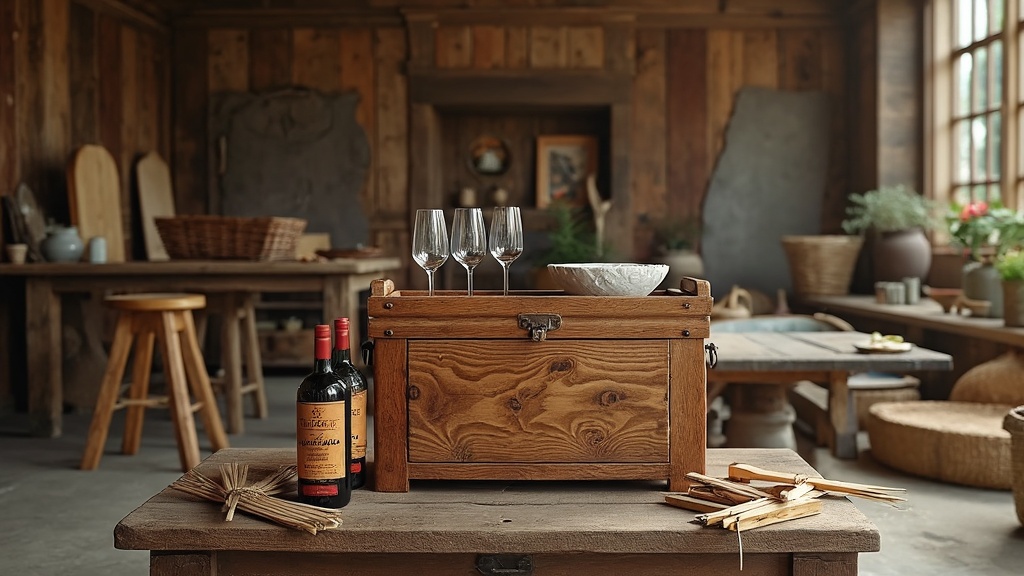 faire une table de chevet avec une caisse en bois