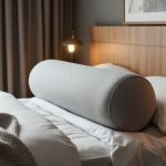 oreiller long façon bolster pour lit double