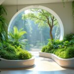 plantes d'intérieur aux formes géométriques 2024