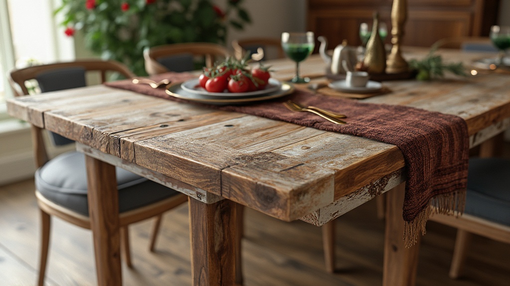 chemin de table ecossais noel