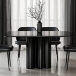 deco table noel nappe noire