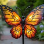 papillon metal pour jardin