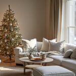 sapin deco blanc et bois