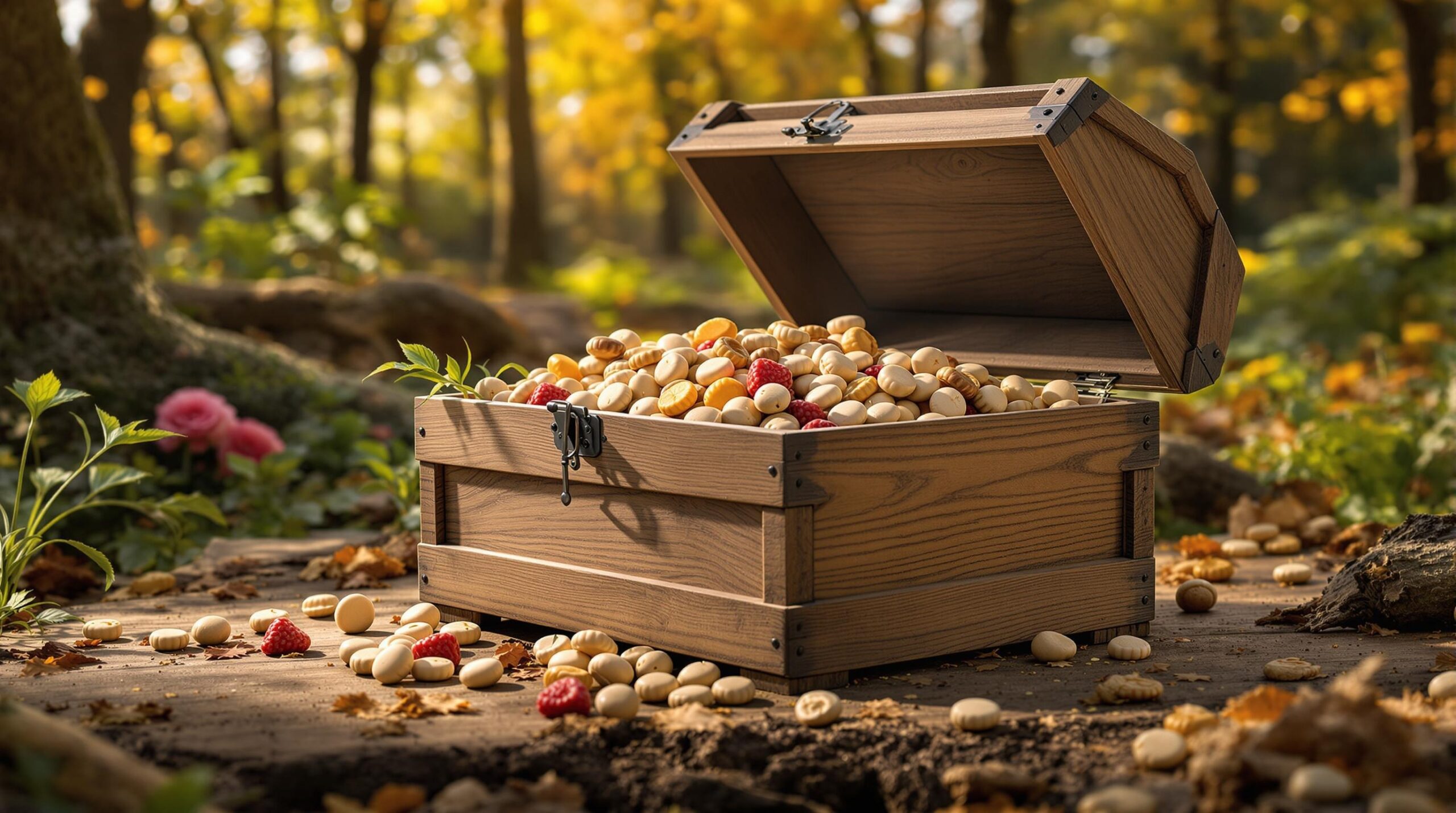 boite à sucre en bois