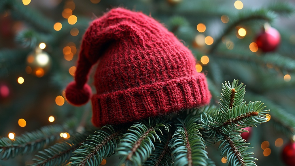 bonnet sapin de noel