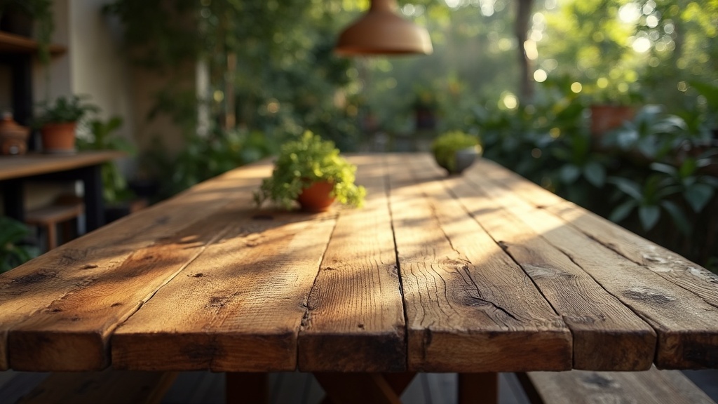 chemin de table herbe