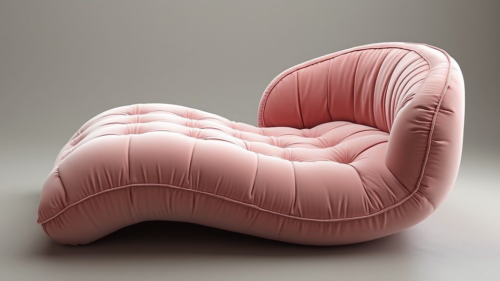 coussin de chaise rose