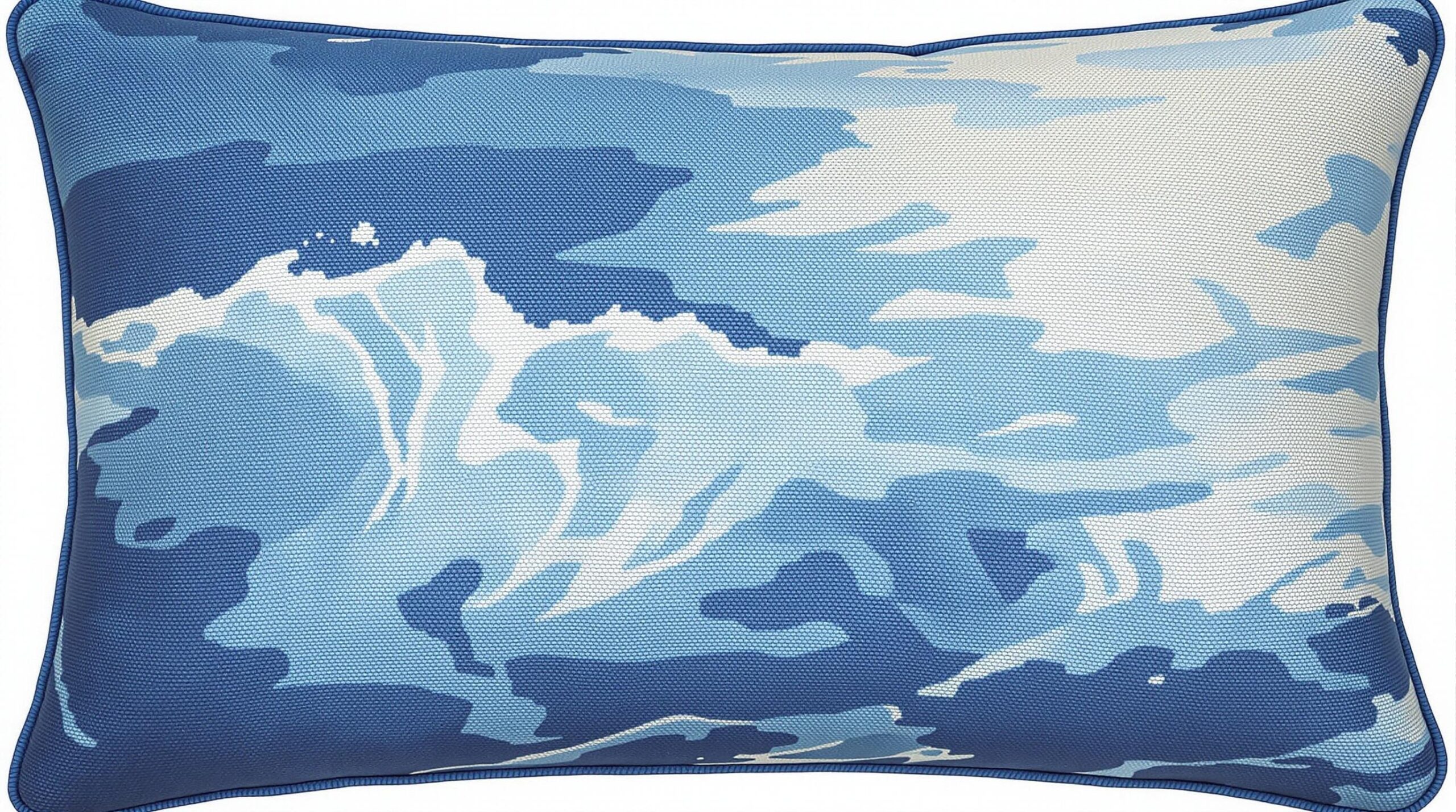 coussin de sol bleu marine