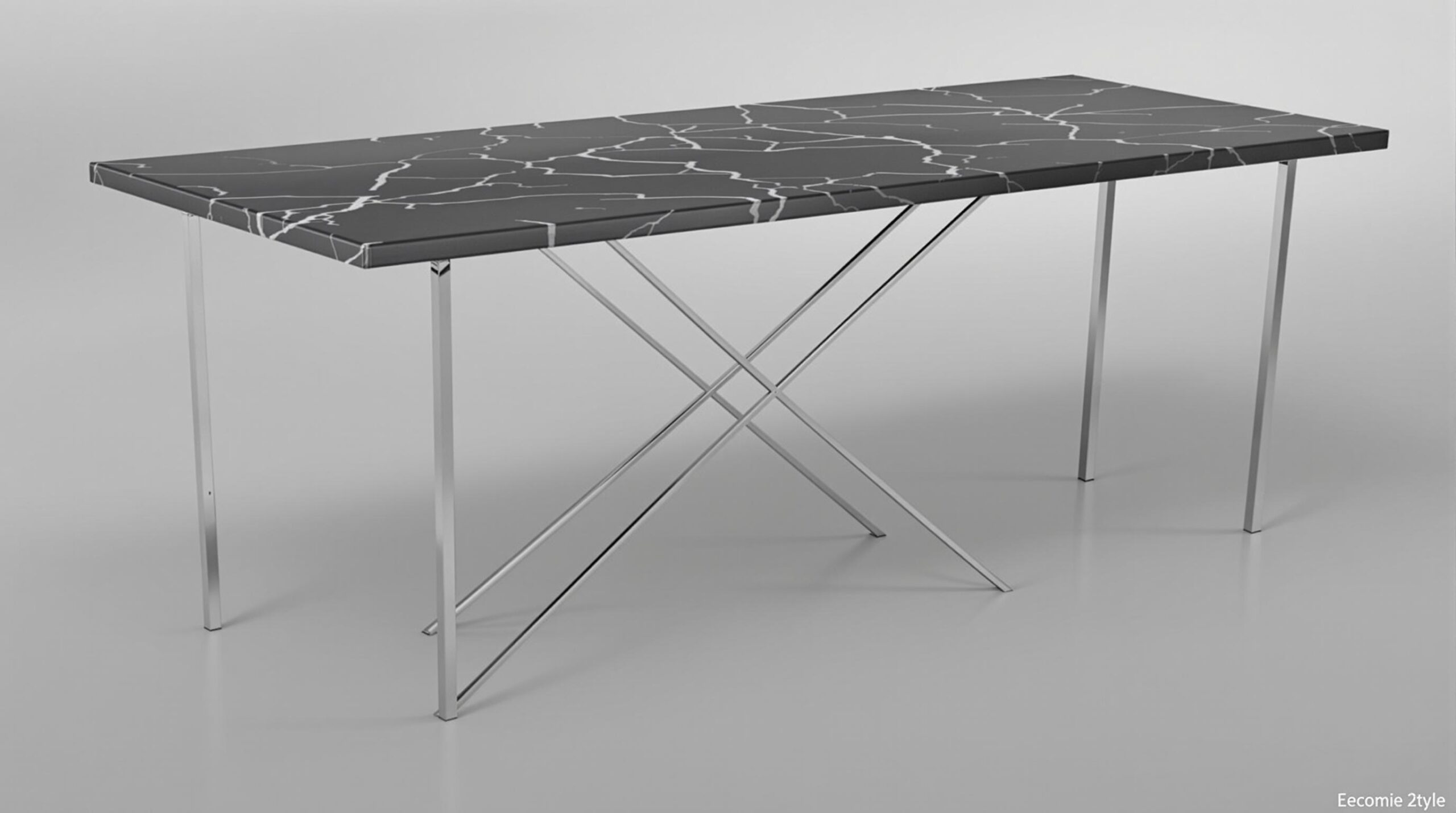 deco table noir or argent