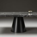 deco table noir or argent