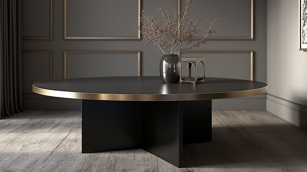 deco table noir or argent