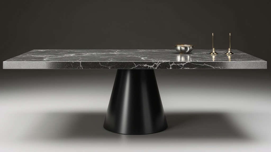 deco table noir or argent