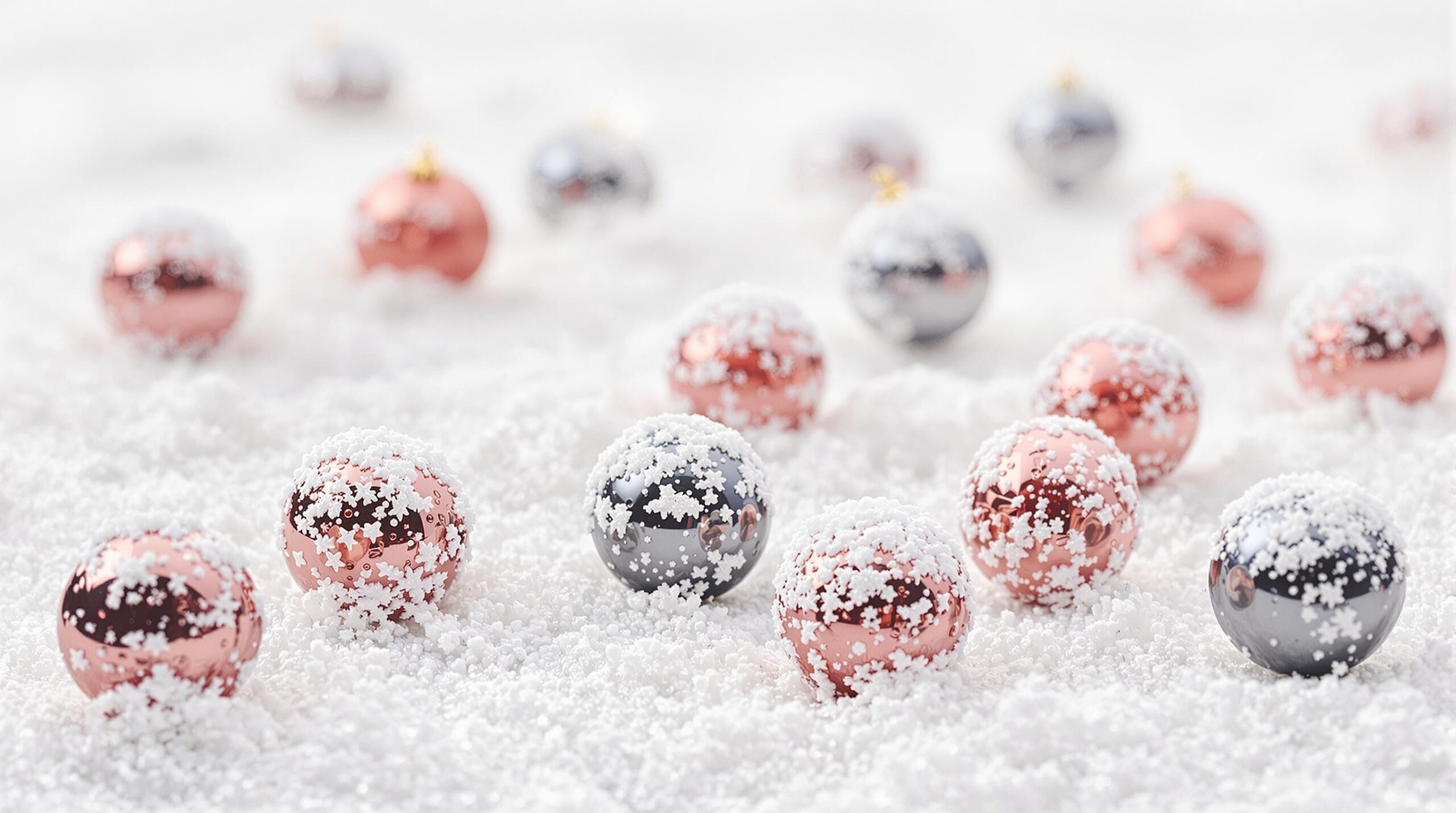 mini boules de noel