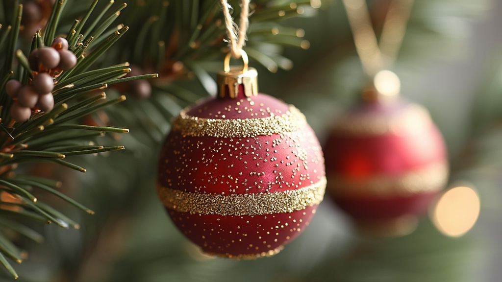 mini boules de noel