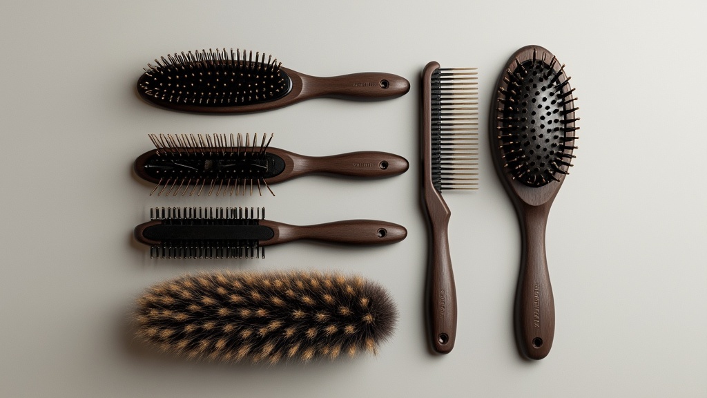 rangement pour brosse à cheveux