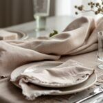 serviette de table tissu noel