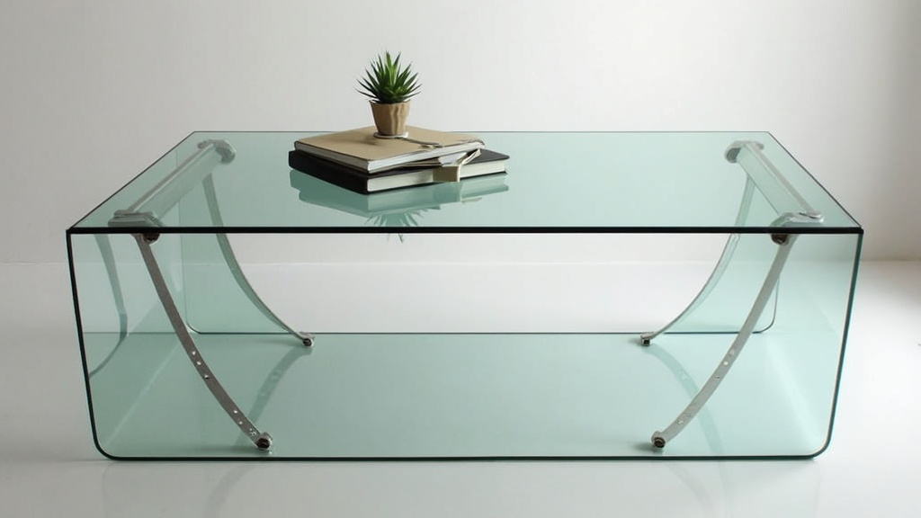 table en verre pliante